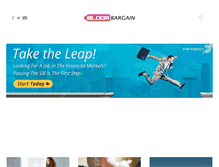 Tablet Screenshot of bloombargain.com